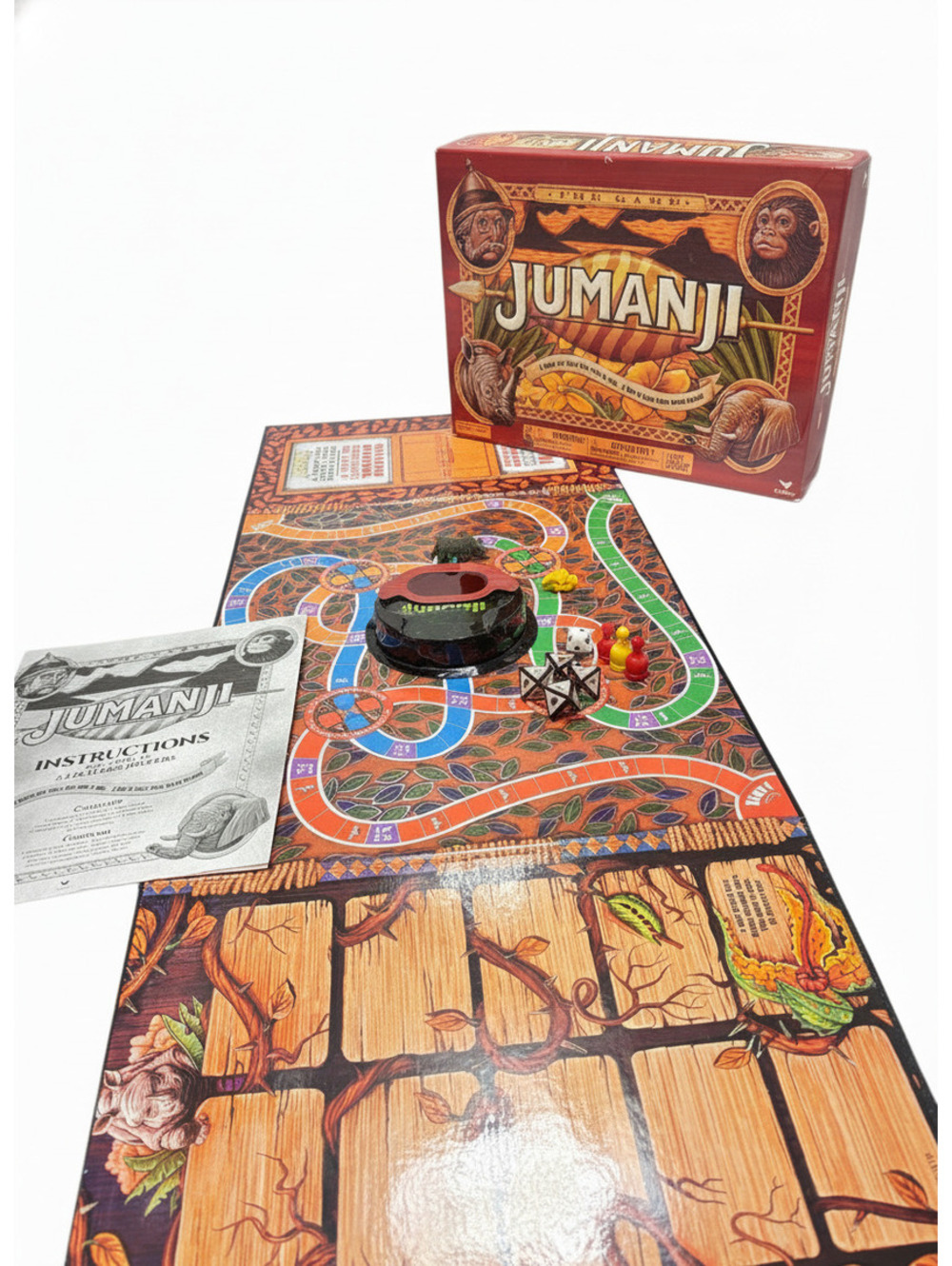 Jumanji Board Complete Game with Original Box and Instructions